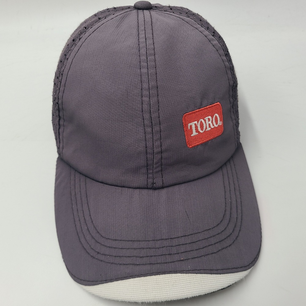 Toro Hat Adjustable Gray Red Miller Lawn & Power Eqpt Lawnmower Mowers Mesh Men